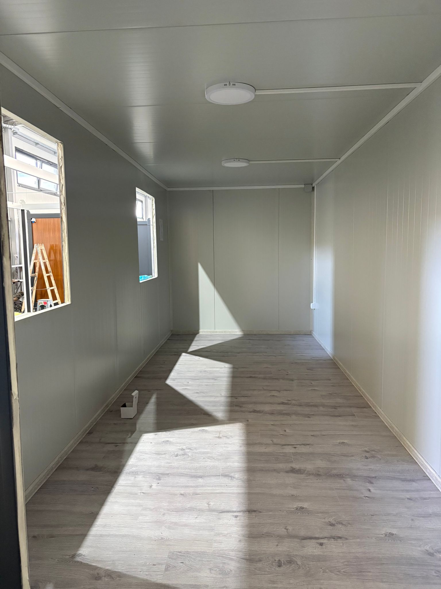 Výrobný detail mobilného skladového kontajnera